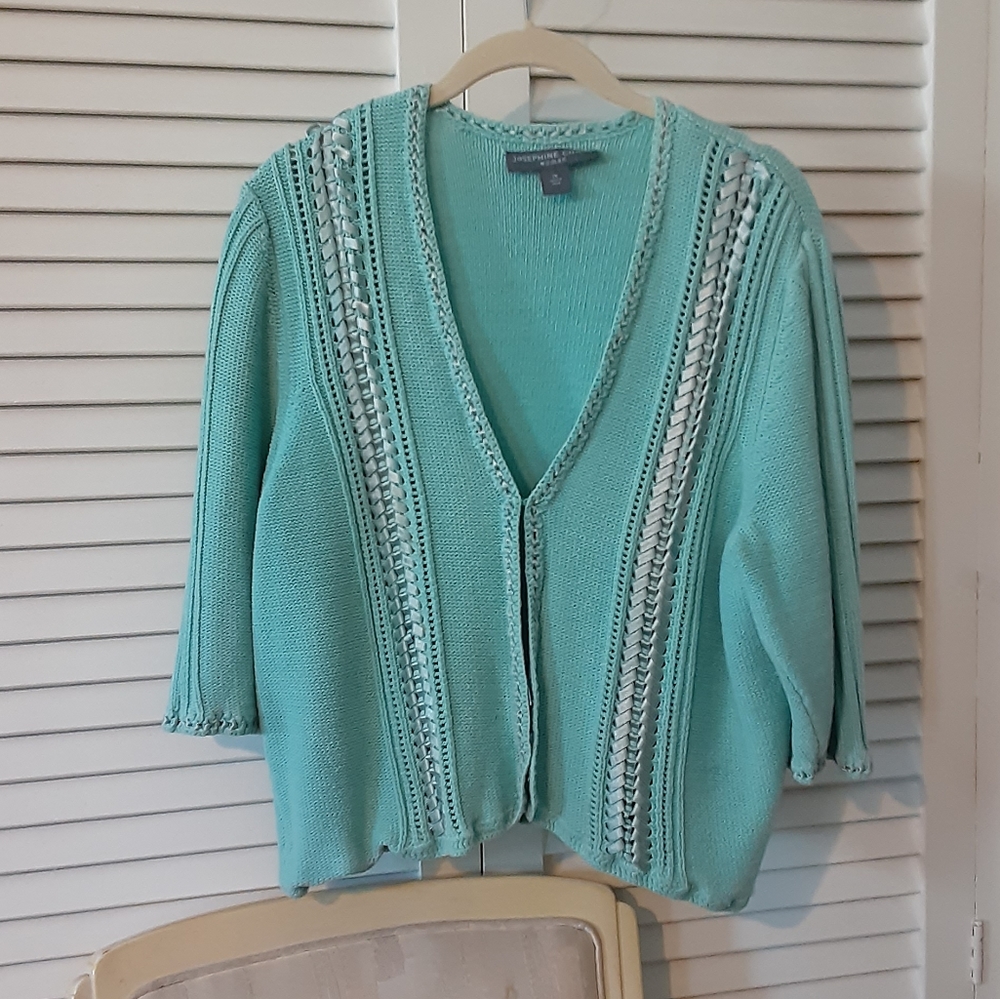 Teal Cardigan Shrug